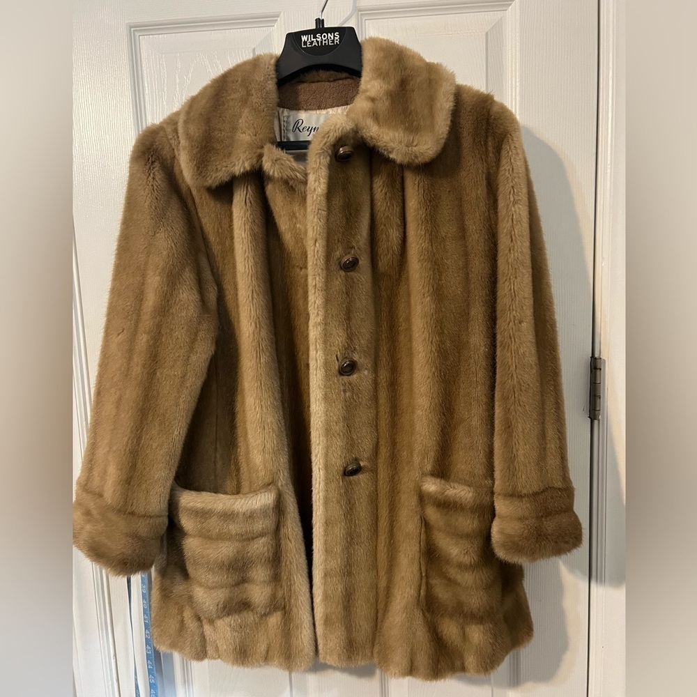 Mincara - styled by Russell Taylor Vintage Faux Fur Coat